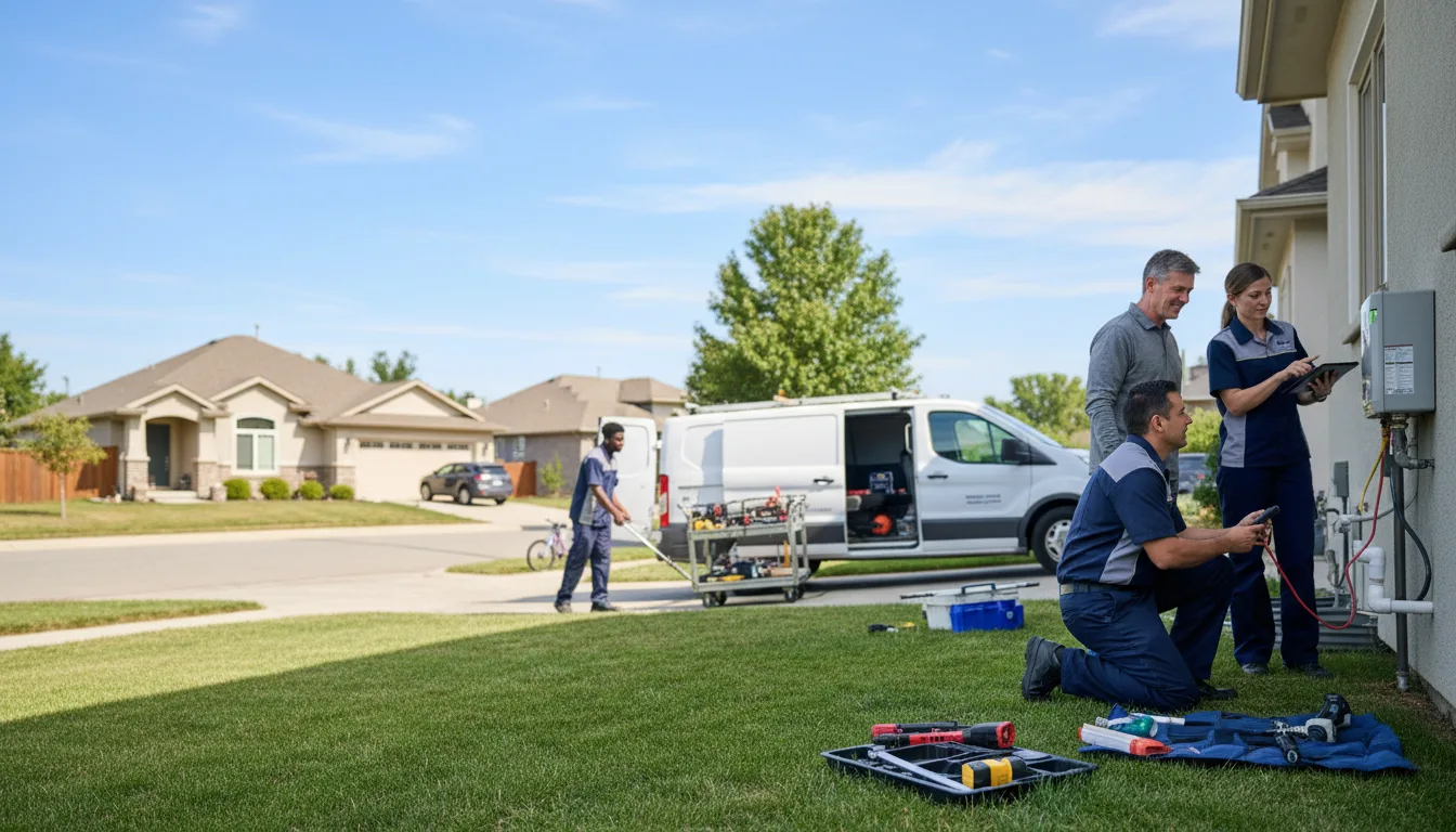 Tankless water heater service in Paloma, IL